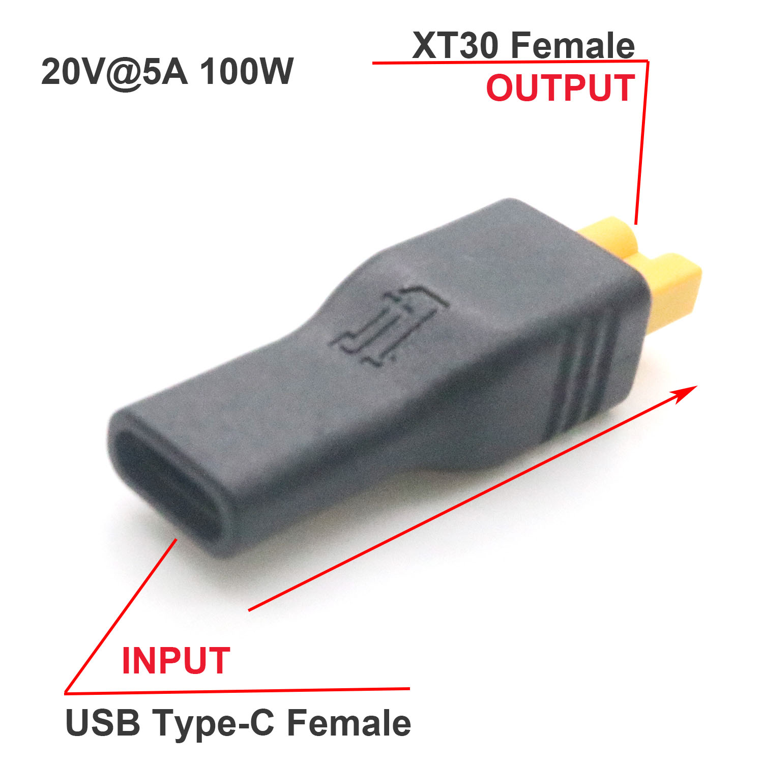 Drone Battery Adapter - 1 шт. USB Type C Женский