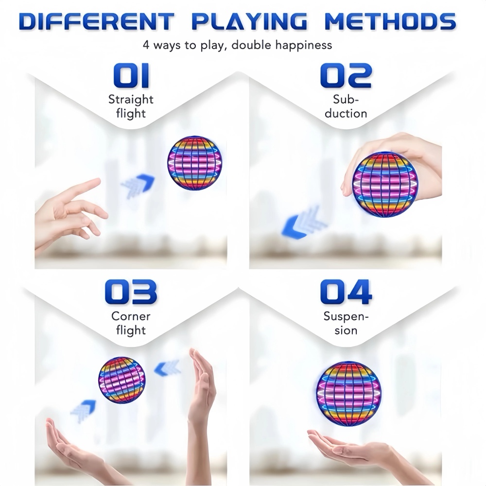 Летающий шар Бумеранг Шар Свет – обзор и цена Drone Beacon Light