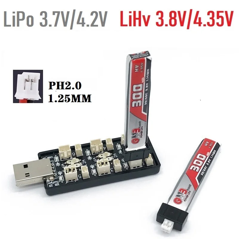 6CH USB 1S LiPo/LiHv 3,7 В/4,2 – обзор и цена Drone Power Bank