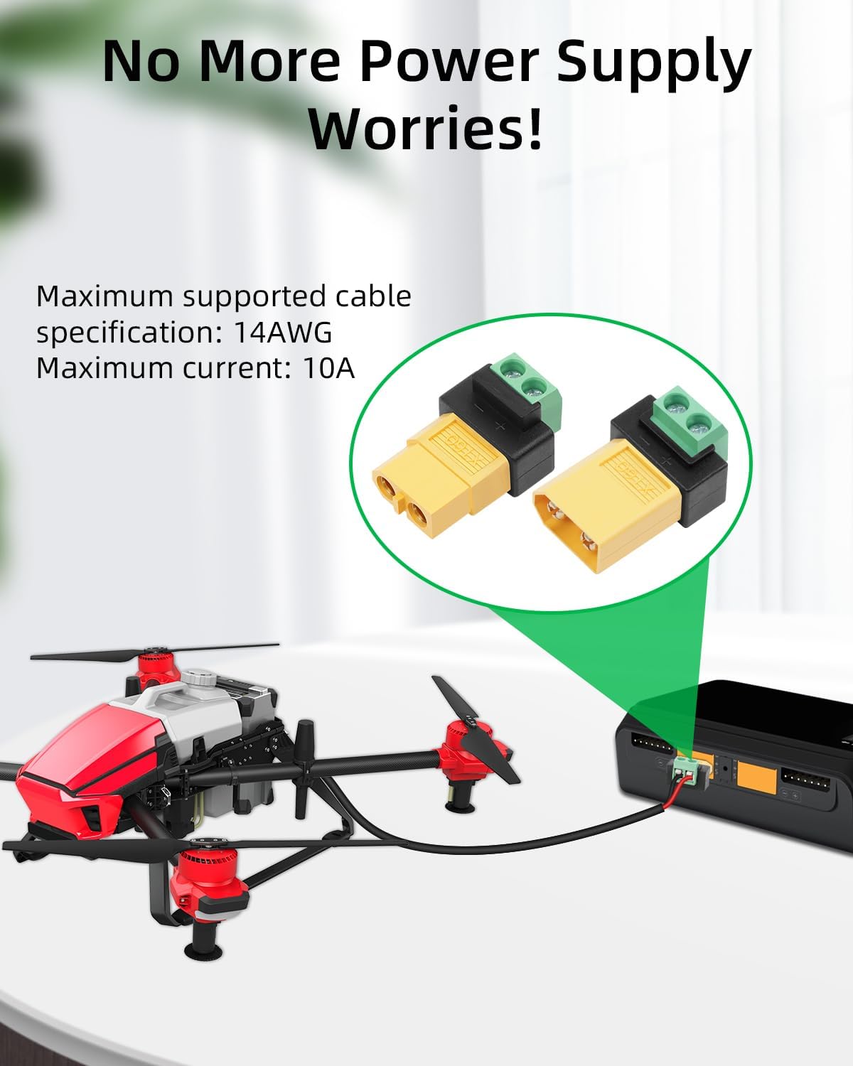 2-контактный беспаечный адапте – обзор и цена Drone Solar Charger